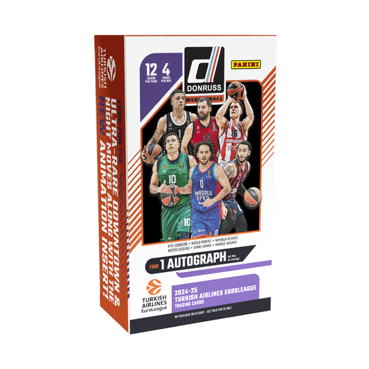 2024-25 Donruss Euroleague Basketball Hobby Box