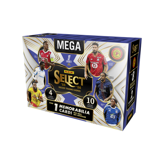 2025-26 Panini Select Ligue 1 Soccer International Mega Hobby box