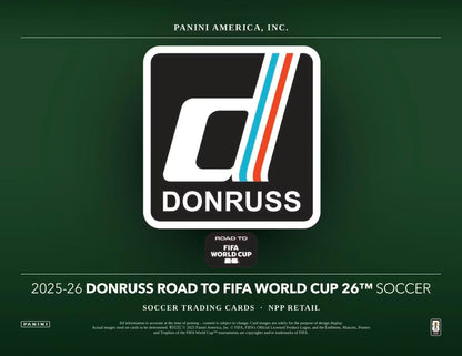 2025-26 Panini Donruss Soccer Road To FIFA World Cup Hobby Box