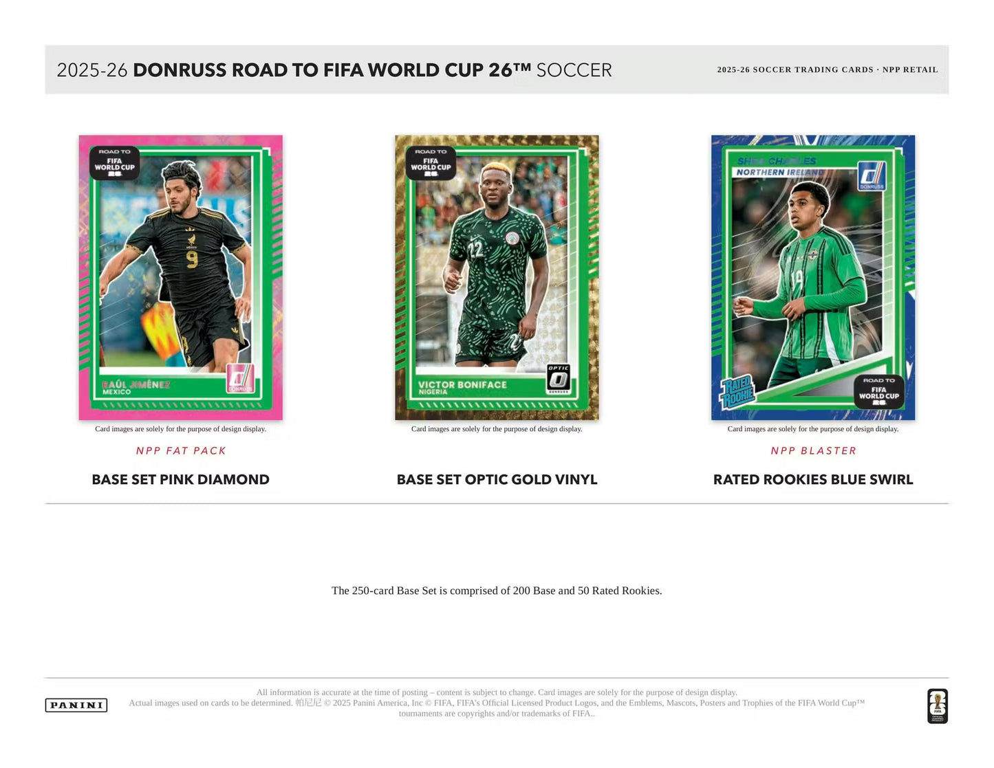 2025-26 Panini Donruss Soccer Road To FIFA World Cup Hobby Box