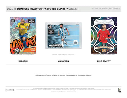 2025-26 Panini Donruss Soccer Road To FIFA World Cup Hobby Box