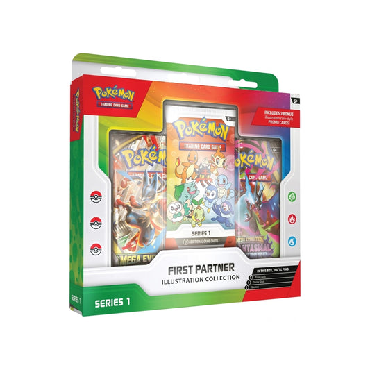 POKEMON English First Partner Illustration Collection - Series 1 (30th Anniversary)