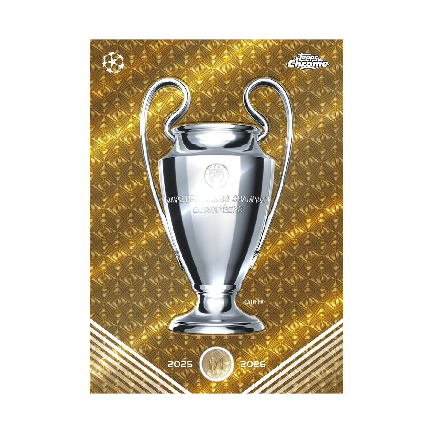 2025-26 Topps Chrome UEFA Club Competitions UCC Soccer Hobby Box