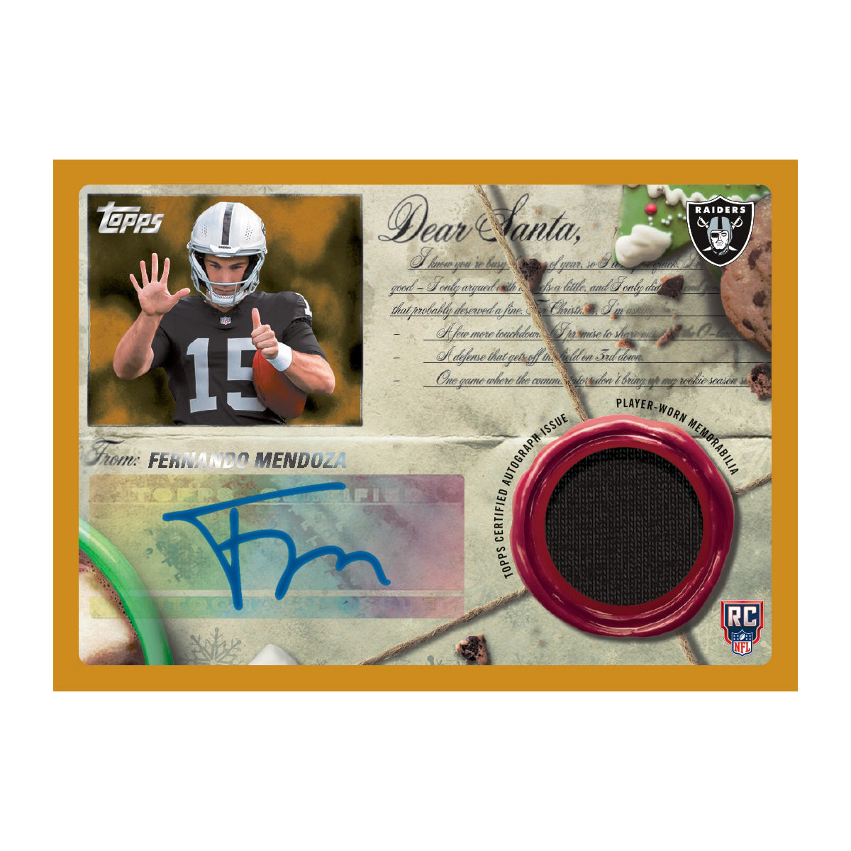 2026 Topps Holiday Football Mega Box