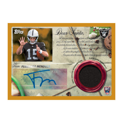 2026 Topps Holiday Football Mega Box