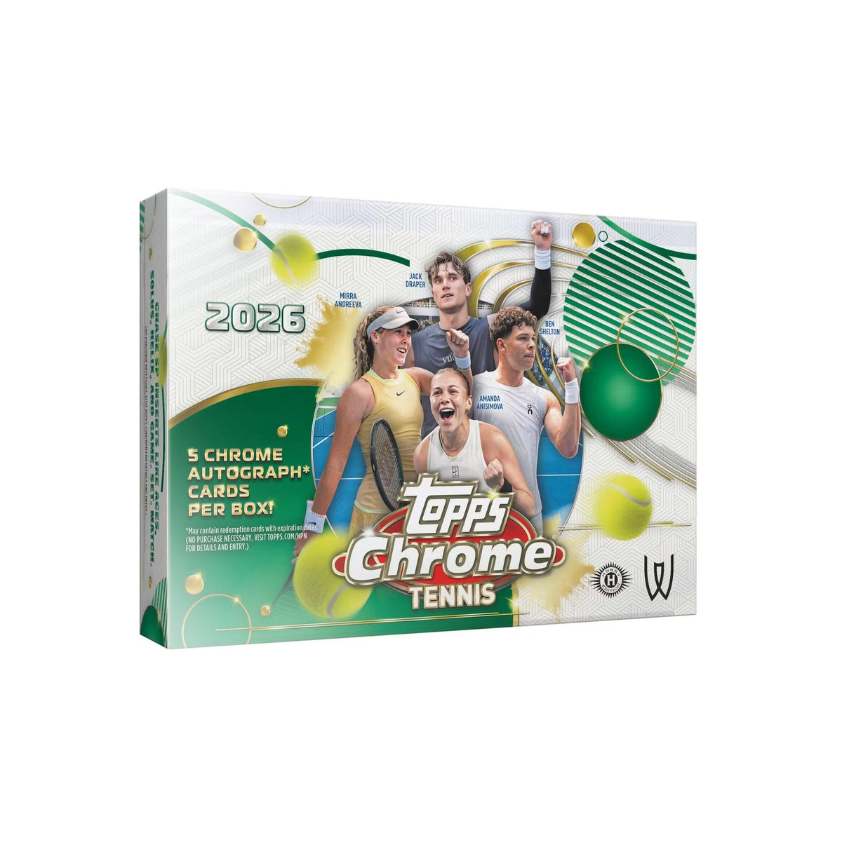 2026 Topps Chrome Tennis Breaker Delight Box