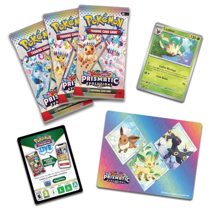 Pokemon English Scarlet & Violet - Prismatic Evolutions Tech Sticker Collection Leafeon