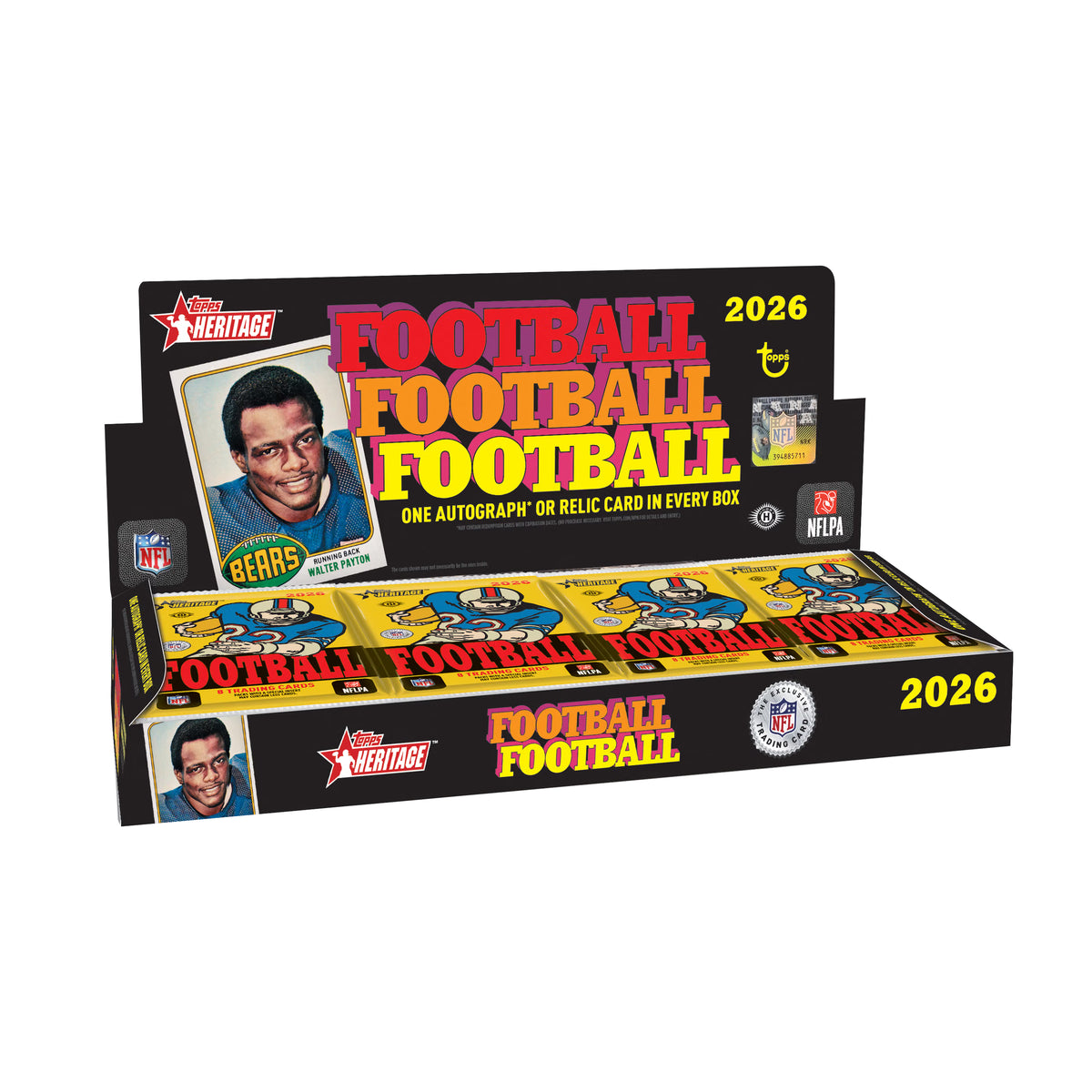 2026 Topps Heritage Football Hobby Box