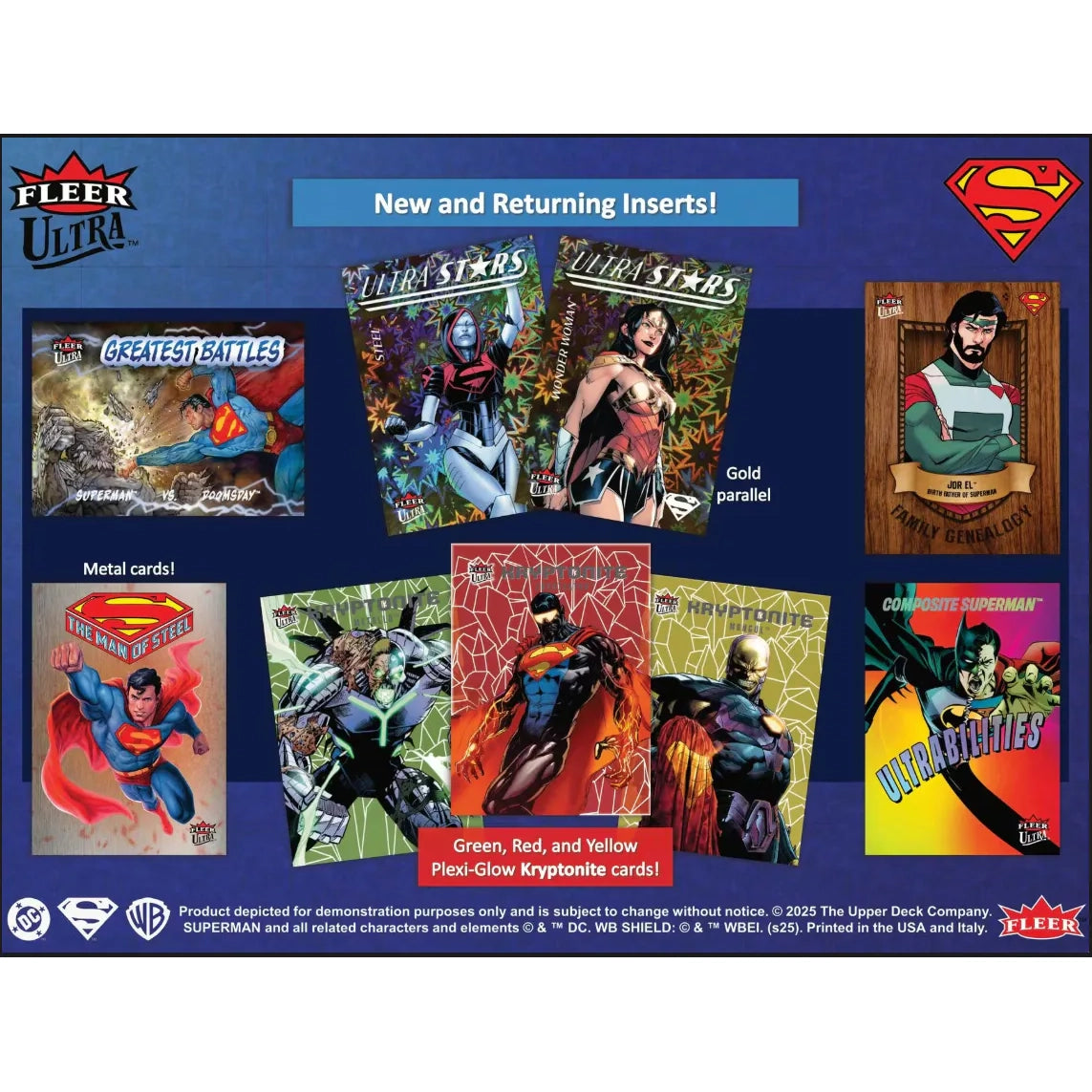 2025 Upper Deck Fleer Ultra Superman - Hobby Box