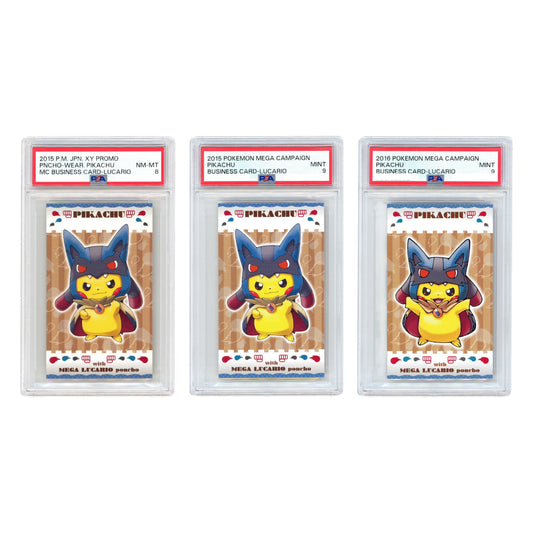 pokemon business cards My Pokemon Center Poncho Pikachu Series #1 Business Cards that I completed  while at the Sapporo Pokmon store many years ago : r/PokemonTCG
