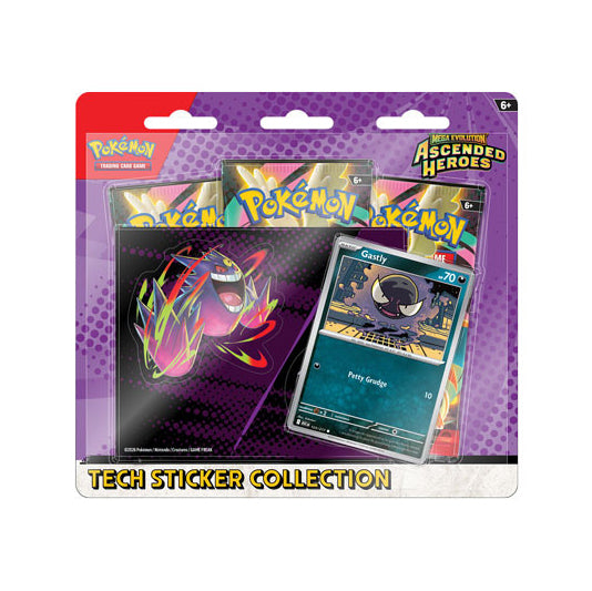 Pokemon English Mega Evolution Ascended Heroes - Tech Sticker Collection