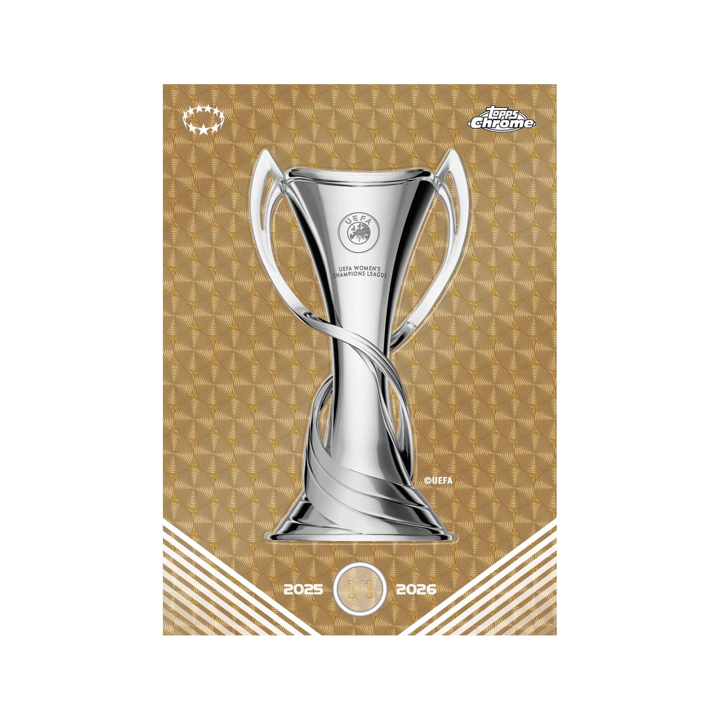 2025-26 Topps Chrome Women's UEFA Champions League Soccer Hobby Box