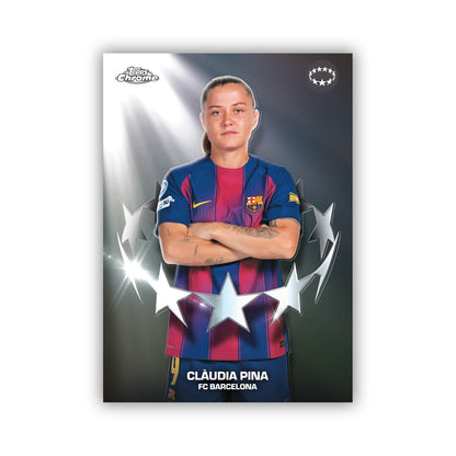 2025-26 Topps Chrome Women's UEFA Champions League Soccer Hobby Box