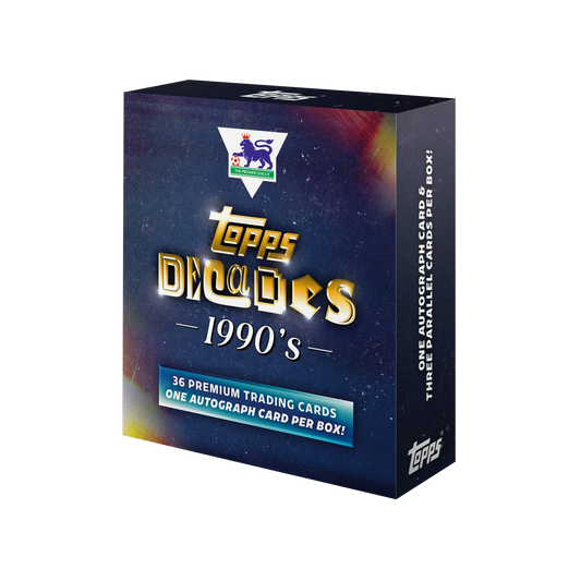 2025 Topps Decades 1990's The Premier League Factory Sealed Box