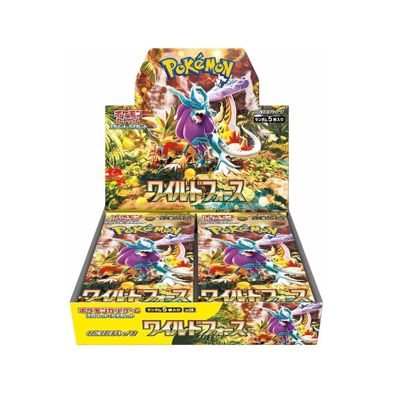 2024 Pokémon Japanese Wild Force sv5K Booster Box