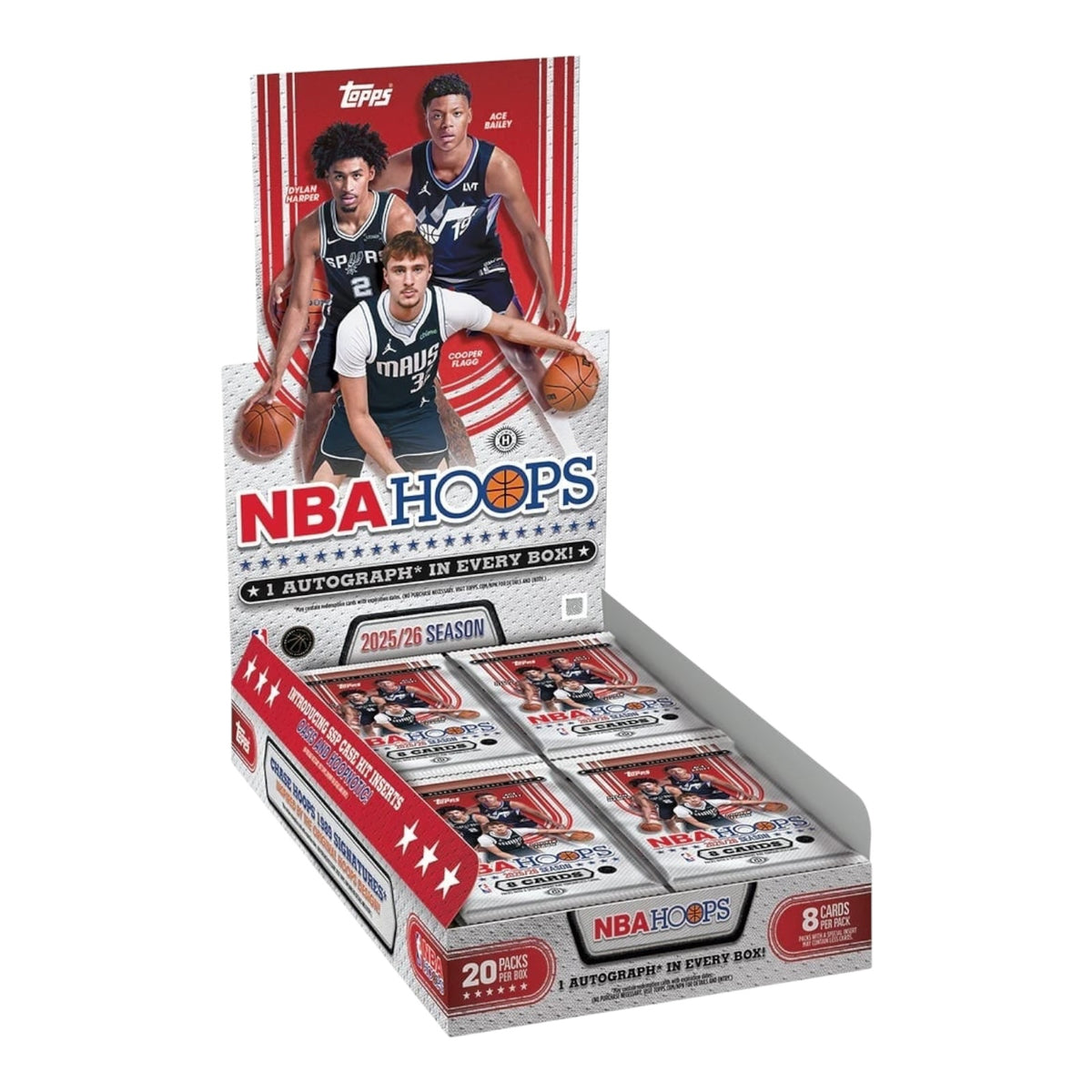 2025-26 Topps NBA Hoops Basketball Hobby Box