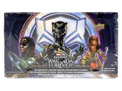 2024 Upper Deck Marvel Studios Black Panther Wakanda Forever Trading Card Hobby Box