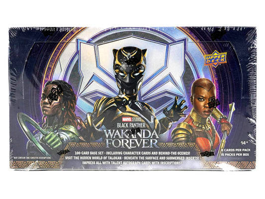 2024 Upper Deck Marvel Studios Black Panther Wakanda Forever Trading Card Hobby Box