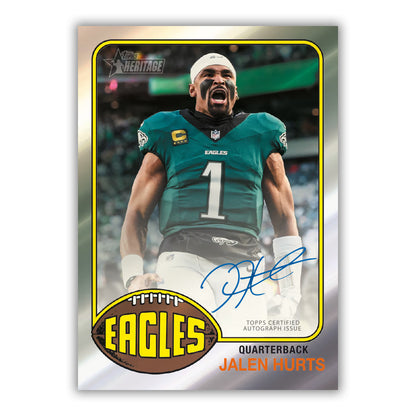 2026 Topps Heritage Football Hobby Box