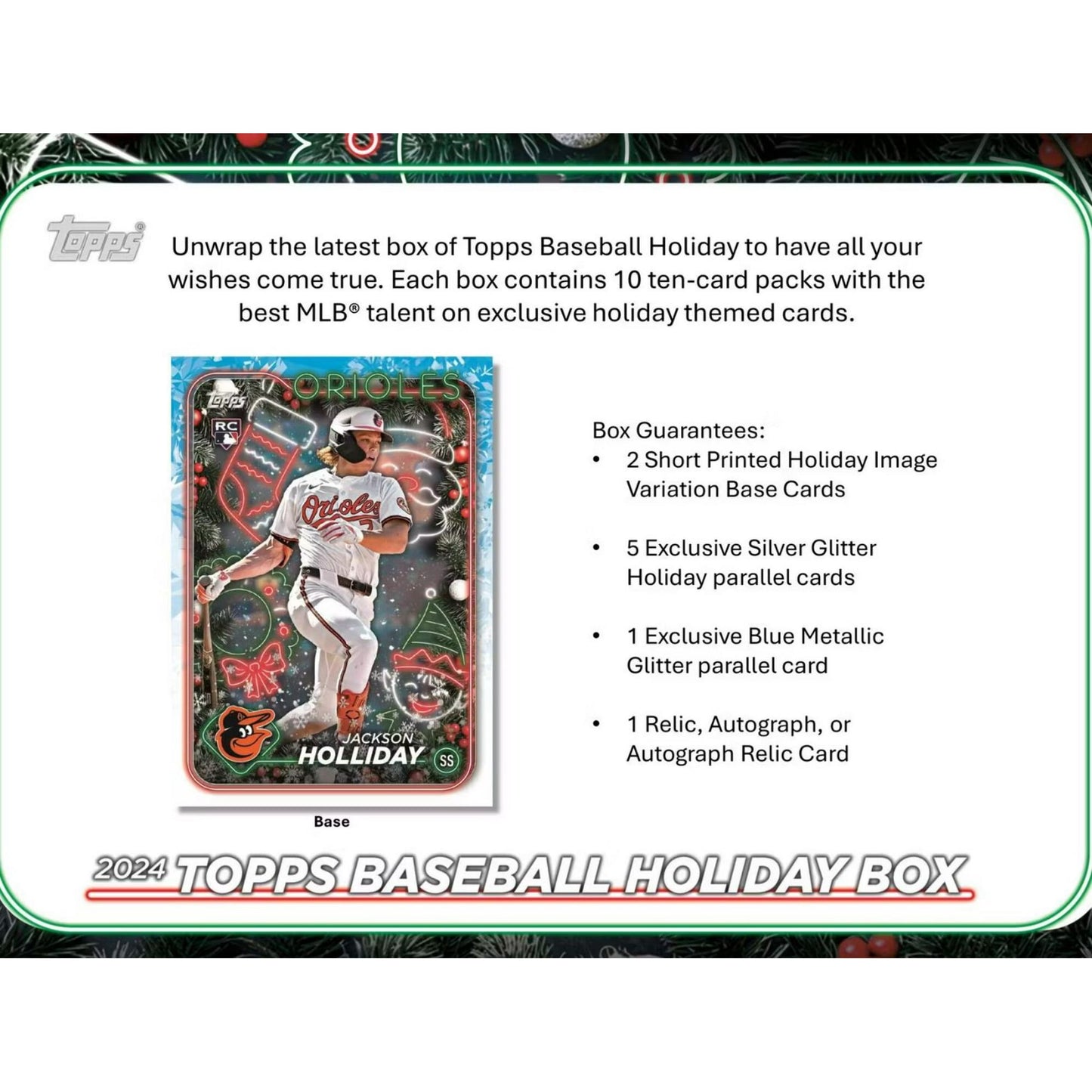 2024 Topps Baseball Holiday Mega Box