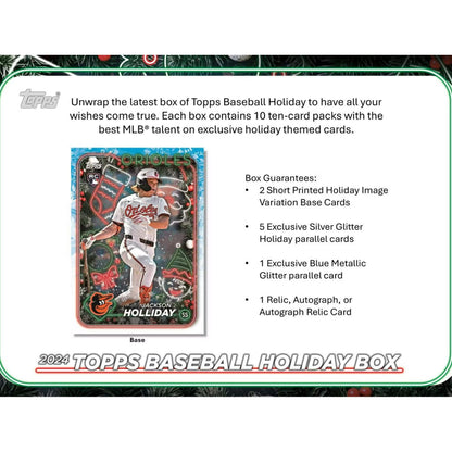 2024 Topps Baseball Holiday Mega Box