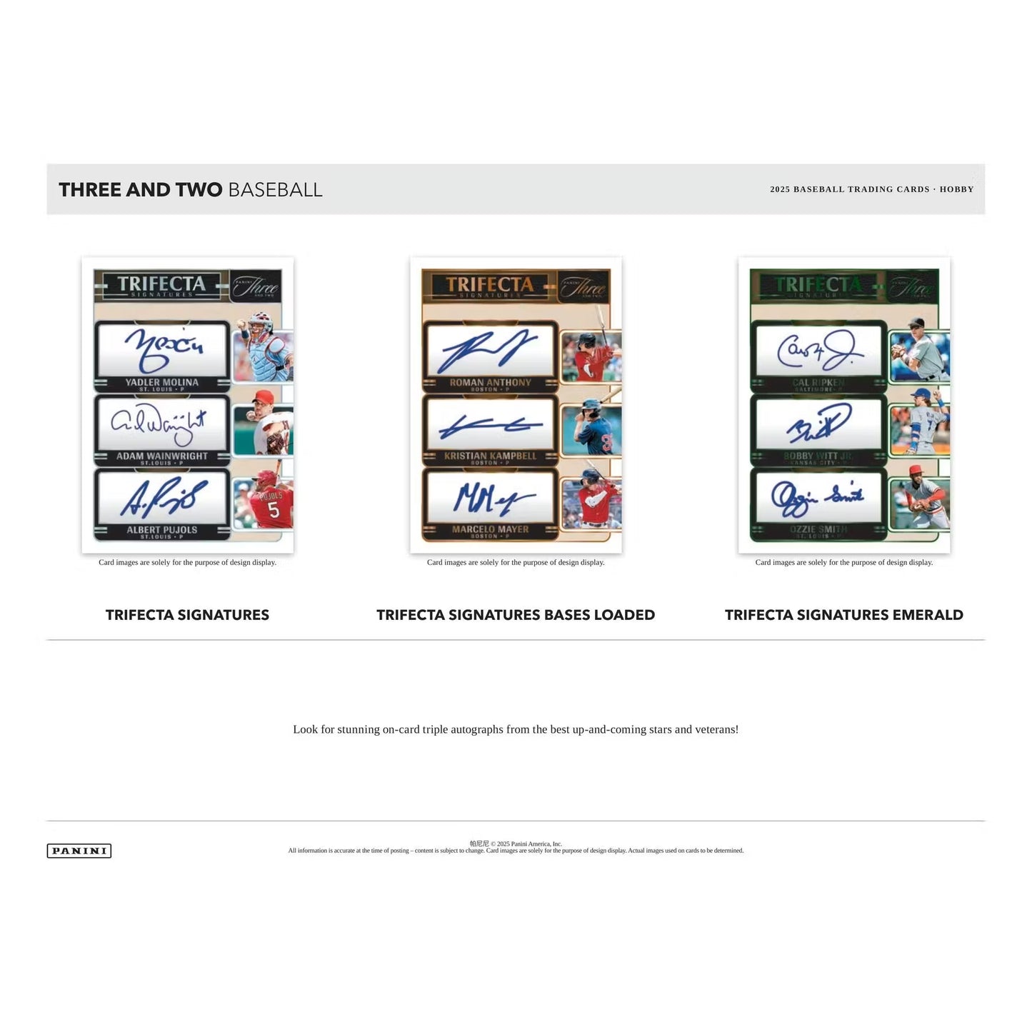 2025 Panini Three and Two Baseball Hobby Box