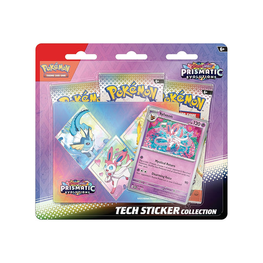 Pokemon English Scarlet & Violet - Prismatic Evolutions Tech Sticker Collection Sylveon