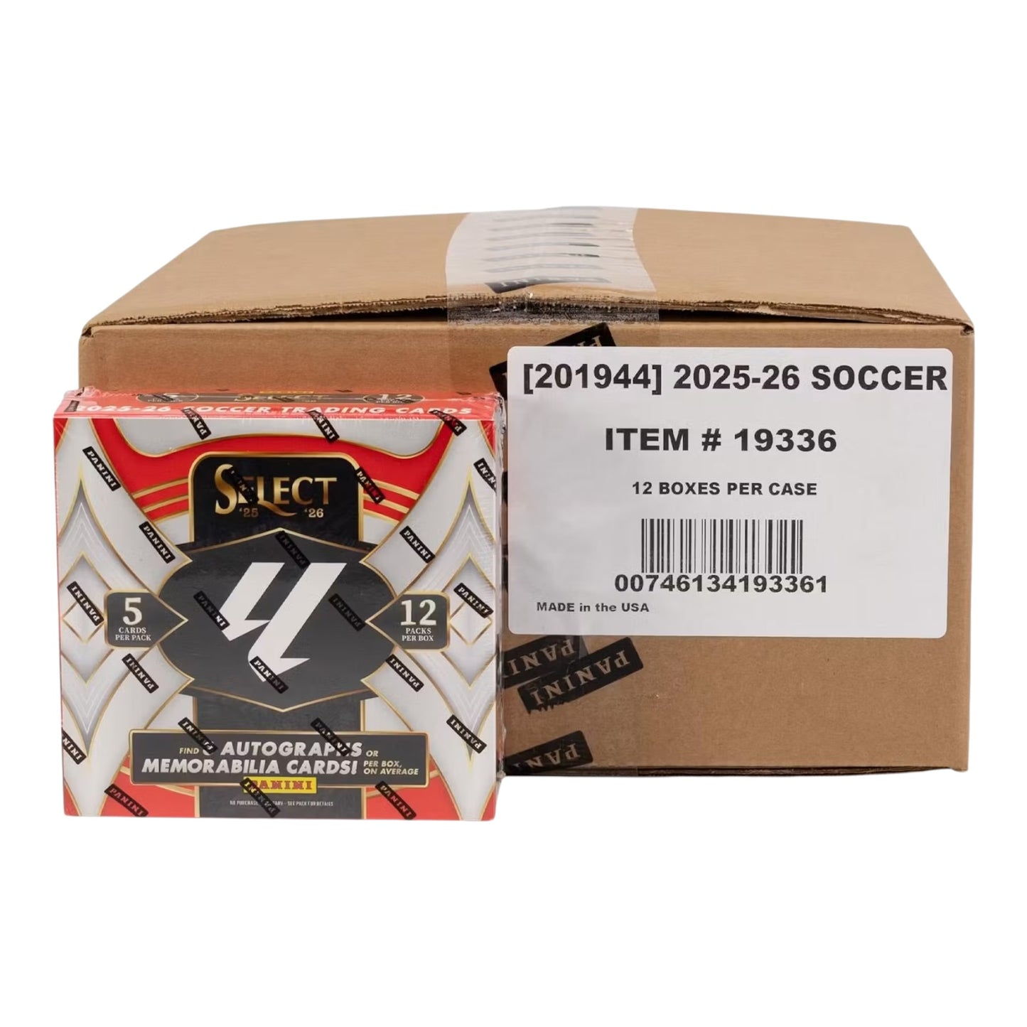 2025-26 Panini Select La Liga Soccer Hobby Factory Sealed Case