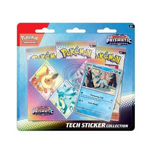 Pokemon English Scarlet & Violet - Prismatic Evolutions Tech Sticker Collection Glaceon