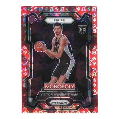 Victor Wembanyama 2024 Prizm Monopoly Free Parking Rookie RC #81