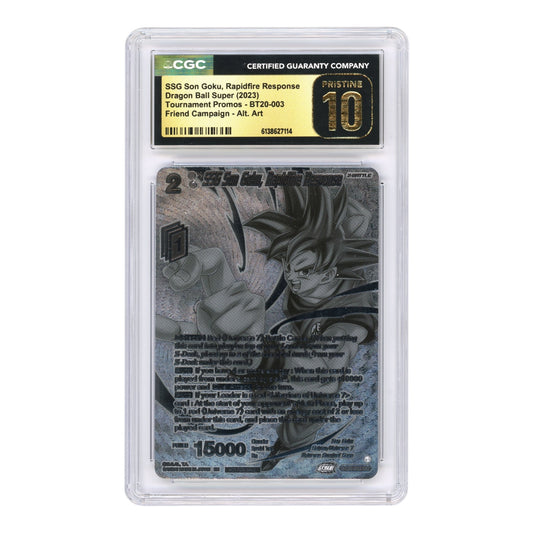 Set of 5 Son Goku 2023 Dragon Ball Super Card Game English Promo CGC Pristine 10