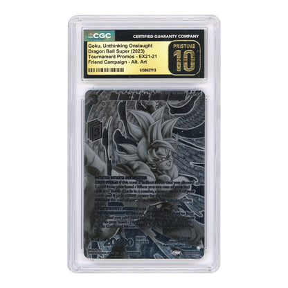 Set of 5 Son Goku 2023 Dragon Ball Super Card Game English Promo CGC Pristine 10