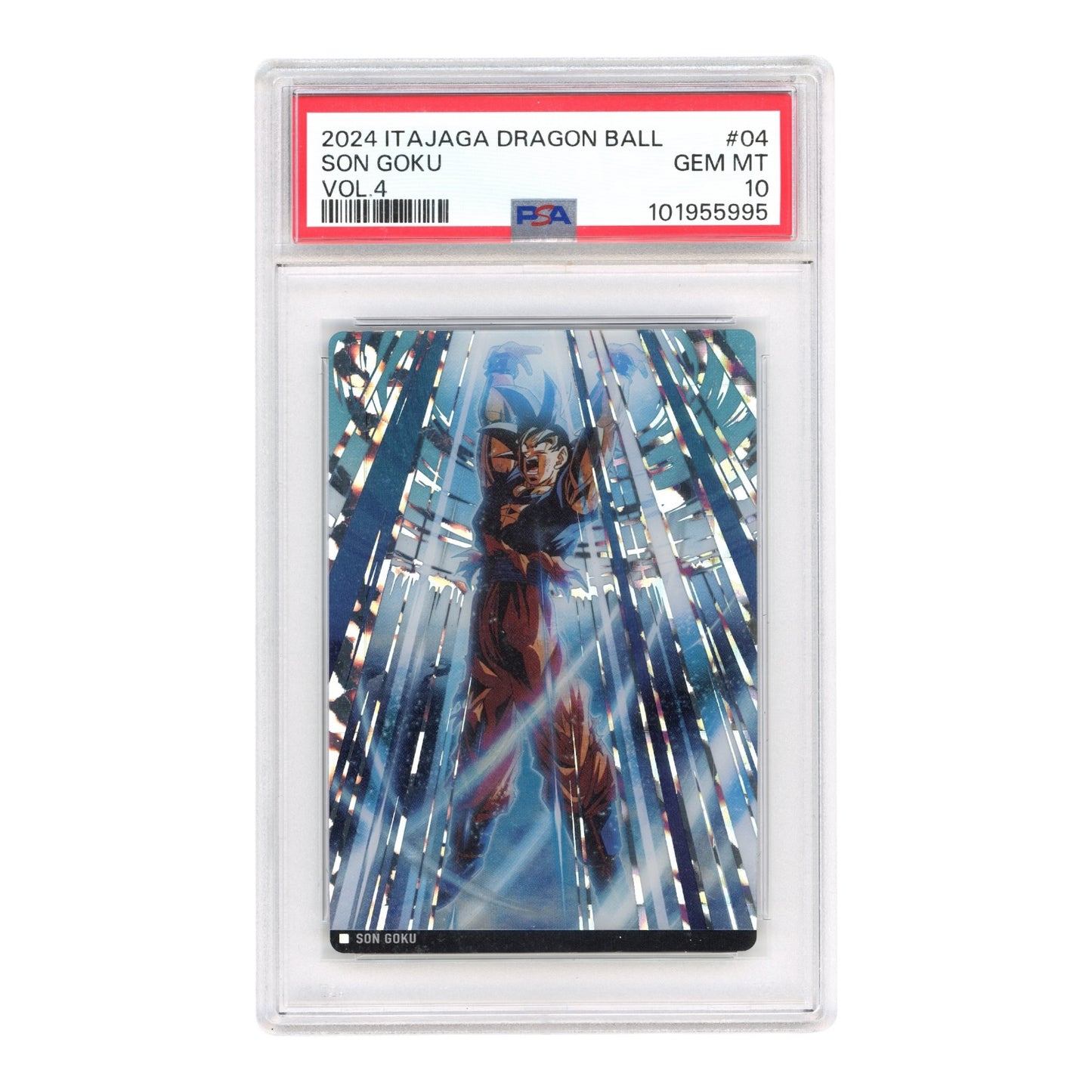 Son Goku 2024 Dragon Ball Japanese Itajaga Vol.4 #04 PSA 10