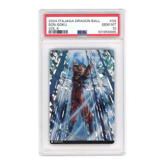 Son Goku 2024 Dragon Ball Japanese Itajaga Vol.4 #04 PSA 10