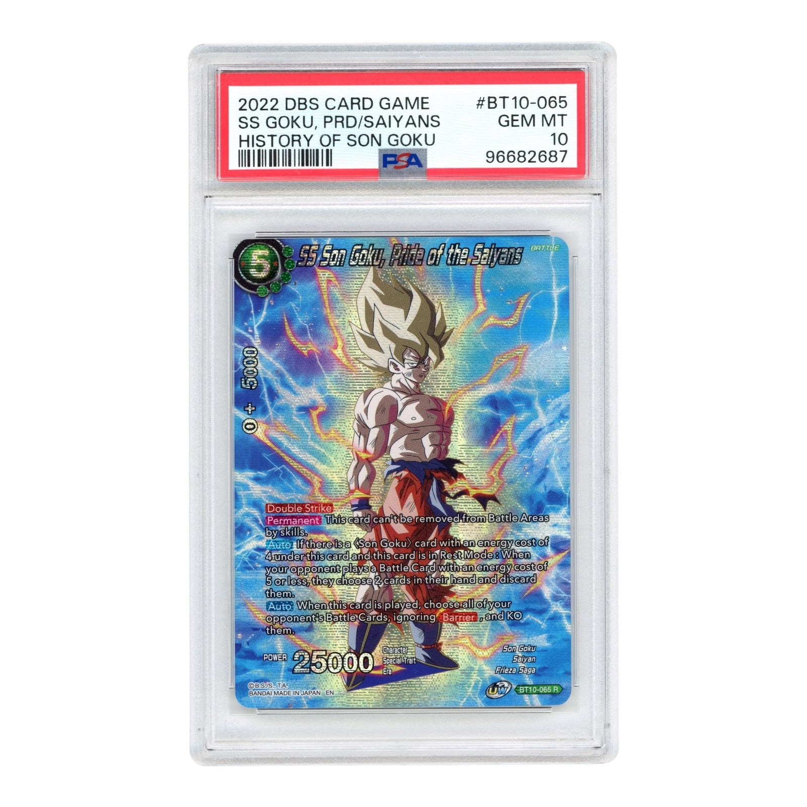 Super Saiyan Son Goku 2022 Dragon Ball Super Card Game English