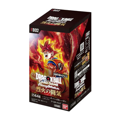 Bandai TCG Japanese Dragonball Super Card Game Fusion World Blazing Aura Booster Box FB02