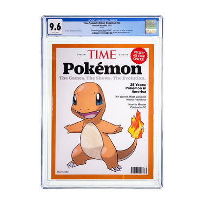 Set of 4 CGC 2024 Pokémon Time Magazine Special Edition 25 Years