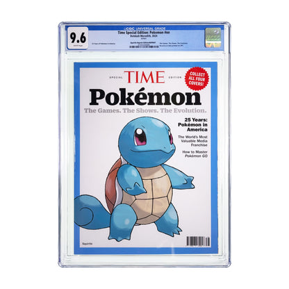 Set of 4 CGC 2024 Pokémon Time Magazine Special Edition 25 Years