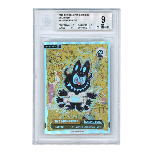Labubu 2023 How2work The Monster Series 2 #85 BGS 9