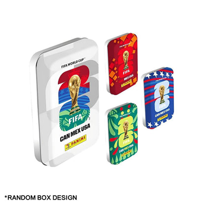 2026 Panini FIFA World Cup Soccer Soccer Sticker Pocket Tins