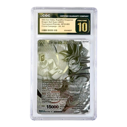 Set Of 5 Son Goku 2023 Dragonball Super Card Game Japanese Tournament Promos CGC Pristine 10