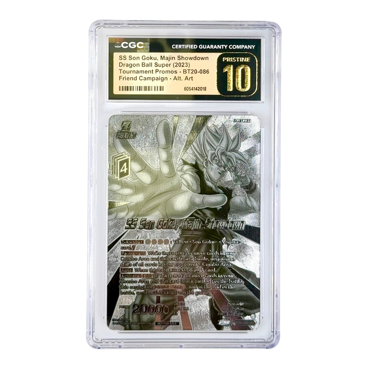 Set Of 5 Son Goku 2023 Dragonball Super Card Game Japanese Tournament Promos CGC Pristine 10