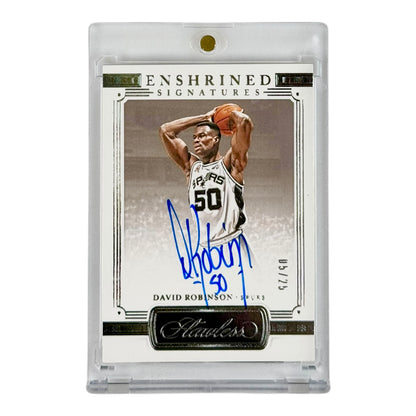 David Robinson 2020-21 Flawless Enshrined Signature Auto 05/25 #ENS-ADM