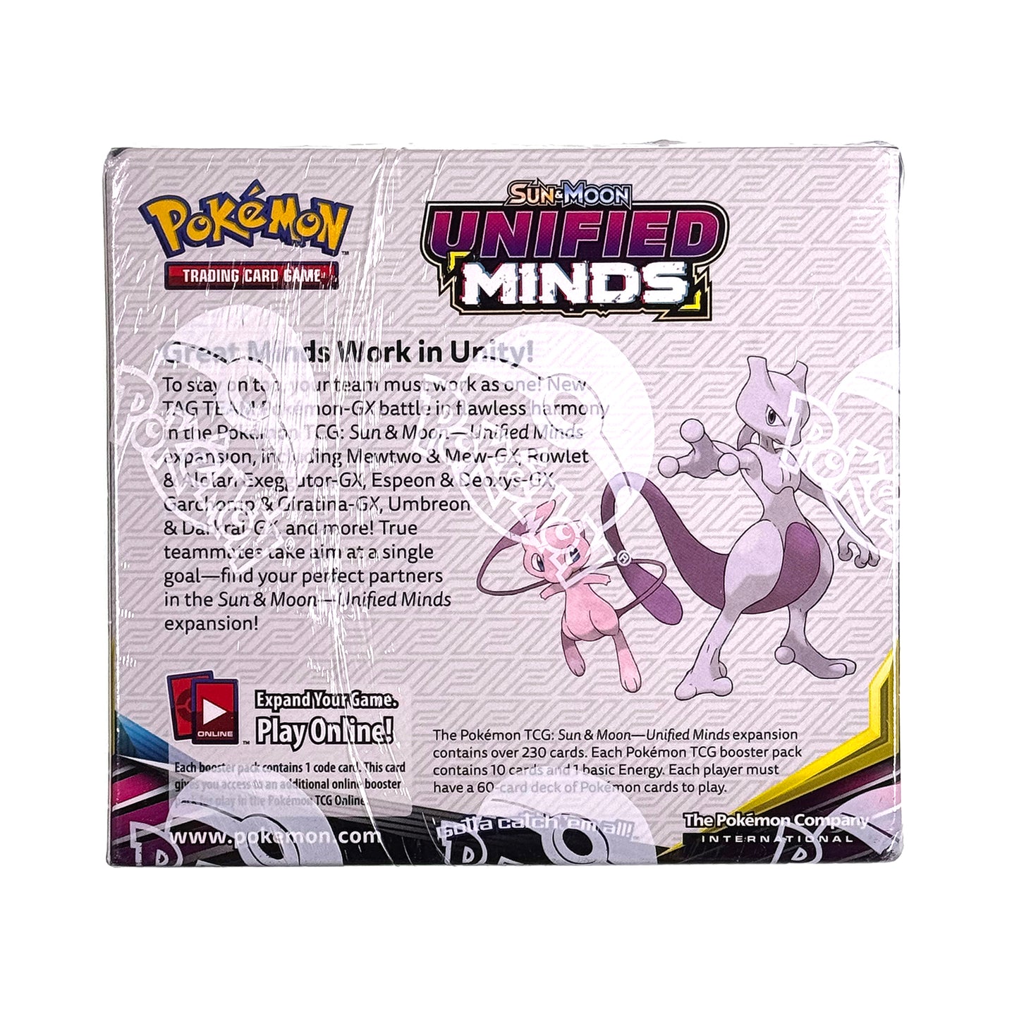 Pokemon English Sun & Moon Unified Minds Sealed Booster Box