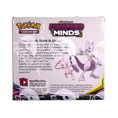 Pokemon English Sun & Moon Unified Minds Sealed Booster Box