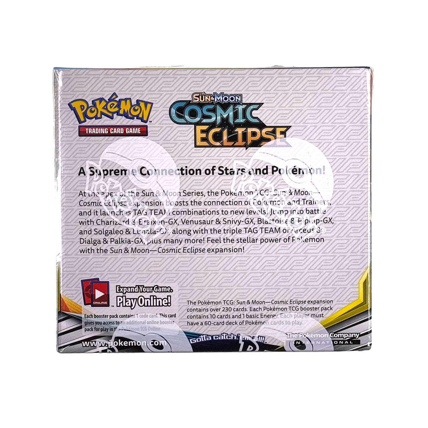 Pokemon English Sun & Moon Cosmic Eclipse Sealed Booster Box