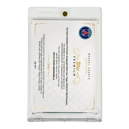 Manuel Ugarte 2023-24 Topps PSG Premium Jersey Auto 05/10 #AR-MU