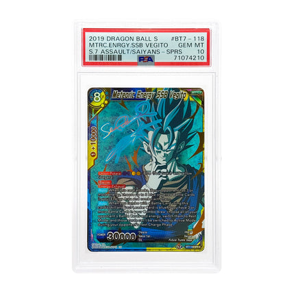 Set of 5 Dragonball Super Stamped Signatures Auto PSA 9/PSA 10