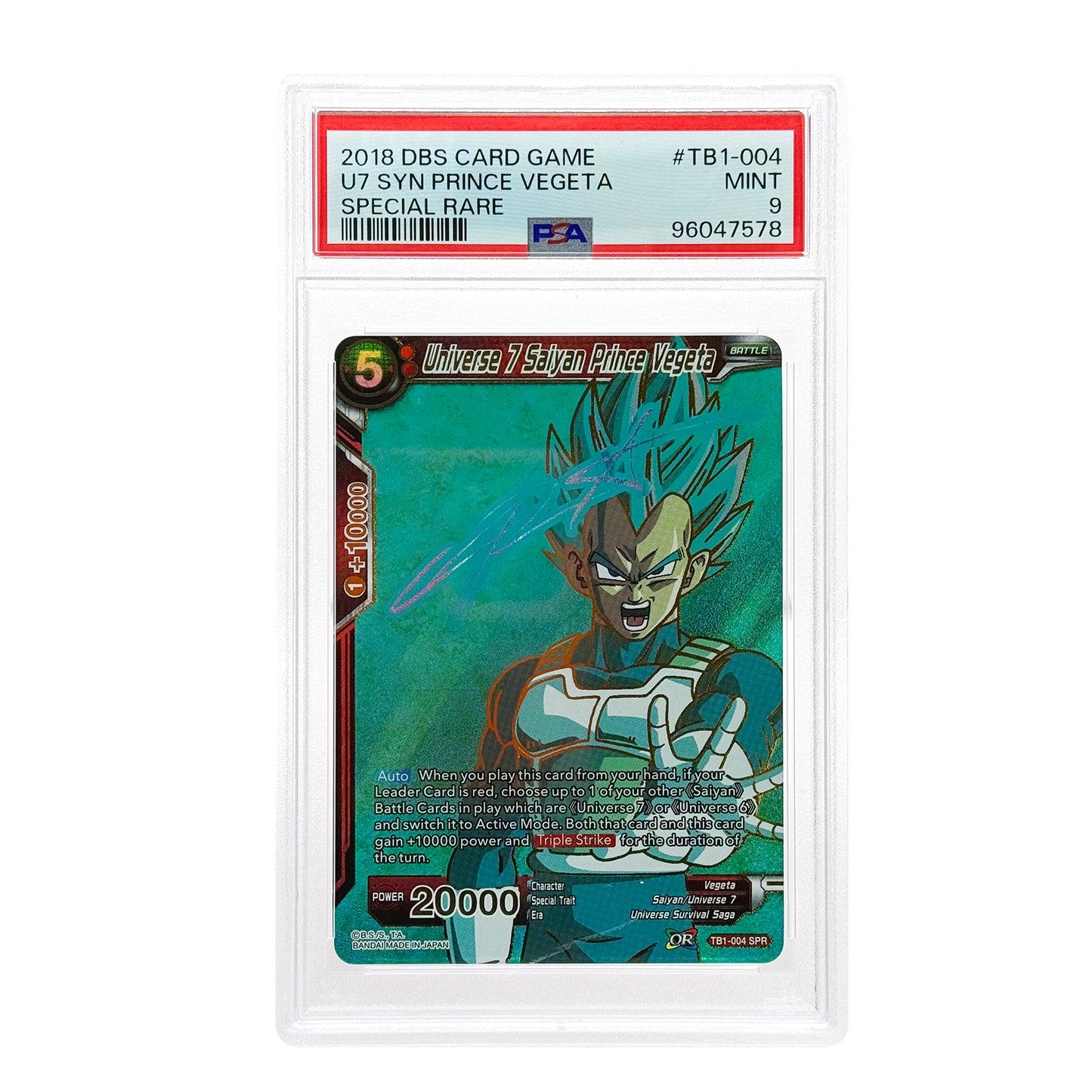 Set of 5 Dragonball Super Stamped Signatures Auto PSA 9/PSA 10