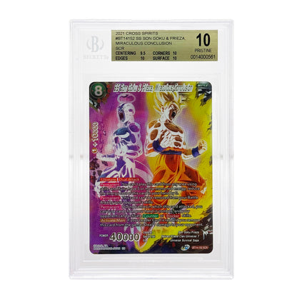 Set of 3 2021 Dragonball Super BT14 SCR PSA 10/BGS 10